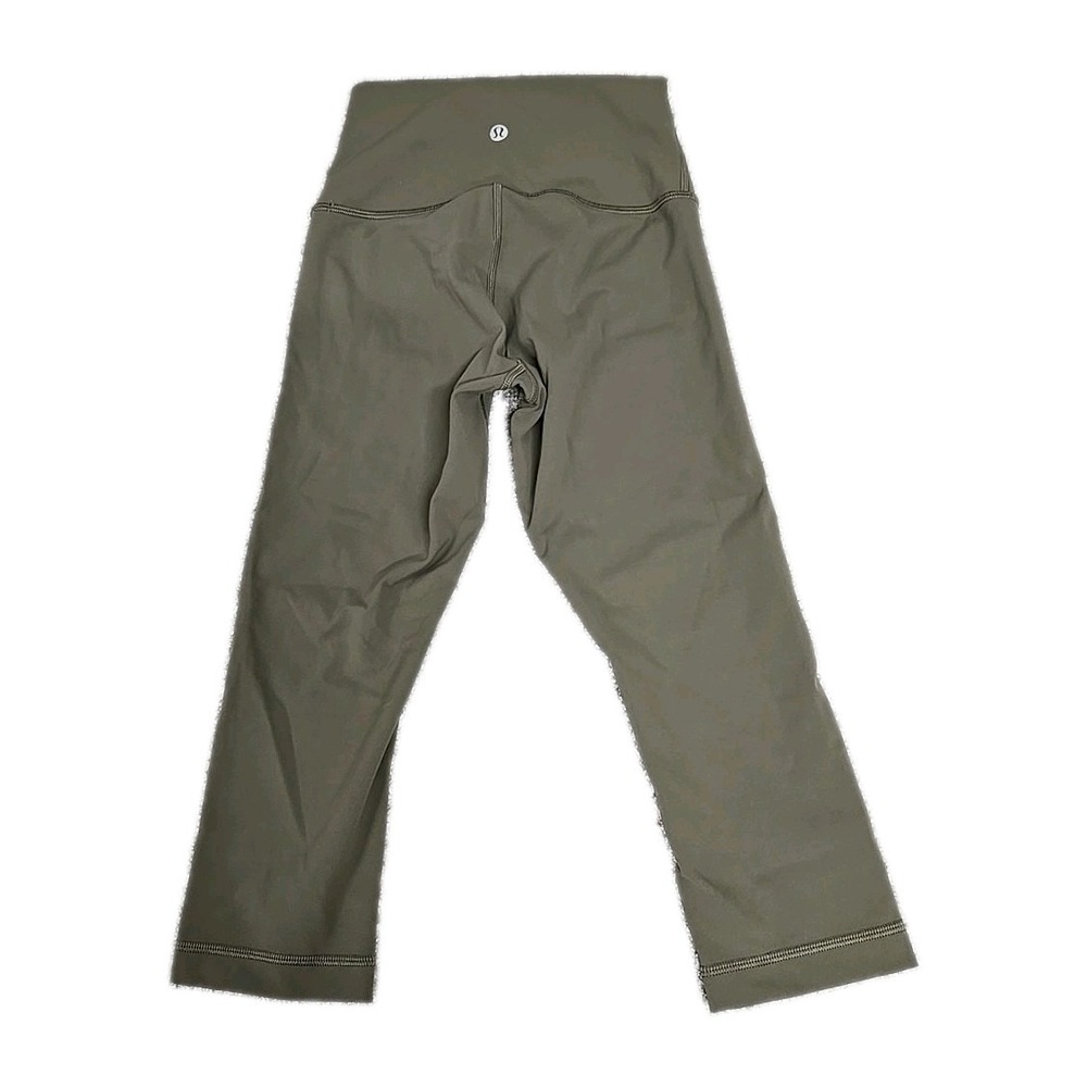 Lululemon Wunder Train Hi-Rise Tight Luxtreme 17" Olive Green Women's Size 2